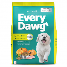 Wiggles Every Dawg Puppy Food Chicken Rice And Vegetable 1 Kg